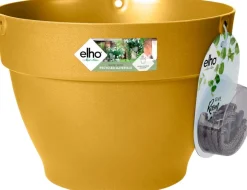 Intratuin Elho Hängetopf Vibia gelb D 26 H 18 cm| Blumenampeln & Hängetöpfe|Blumentöpfe & Pflanzgefäße