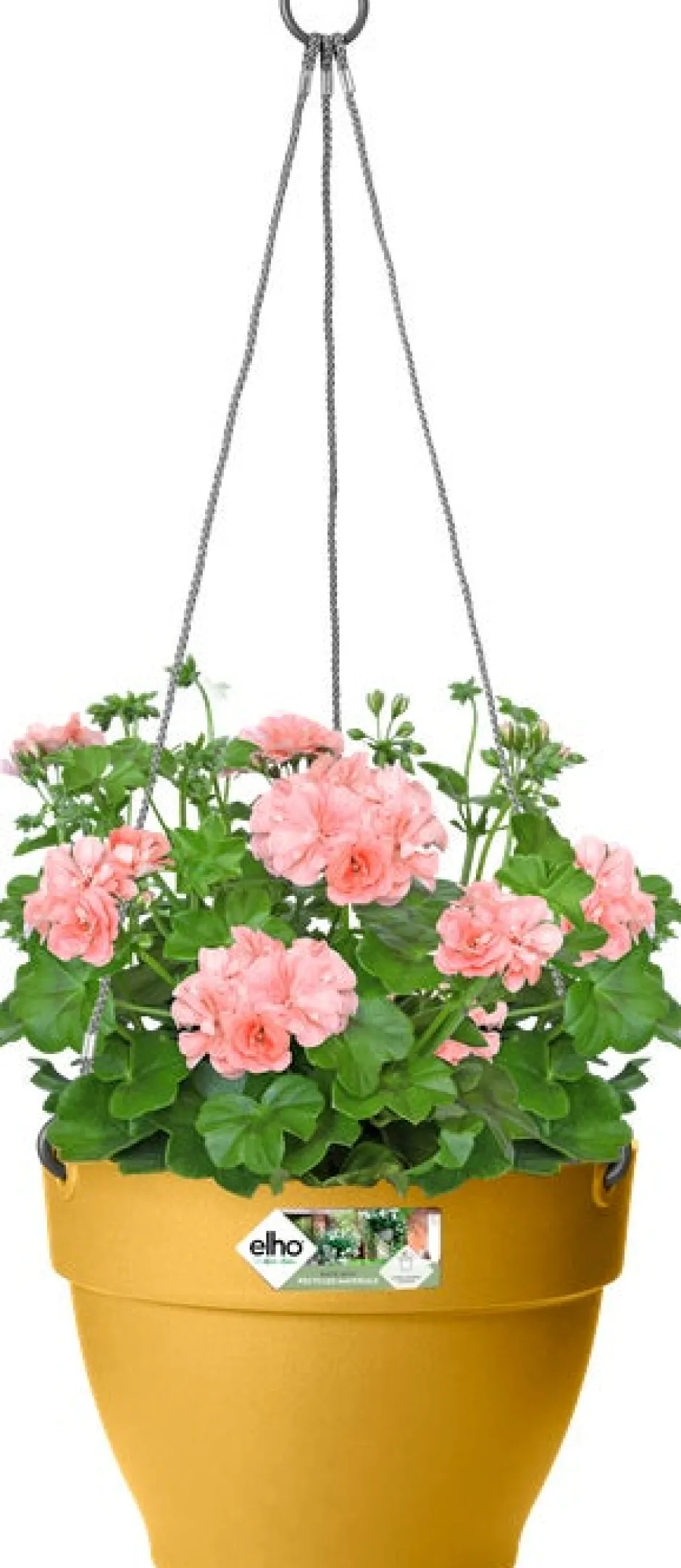 Intratuin Elho Hängetopf Vibia gelb D 26 H 18 cm| Blumenampeln & Hängetöpfe|Blumentöpfe & Pflanzgefäße