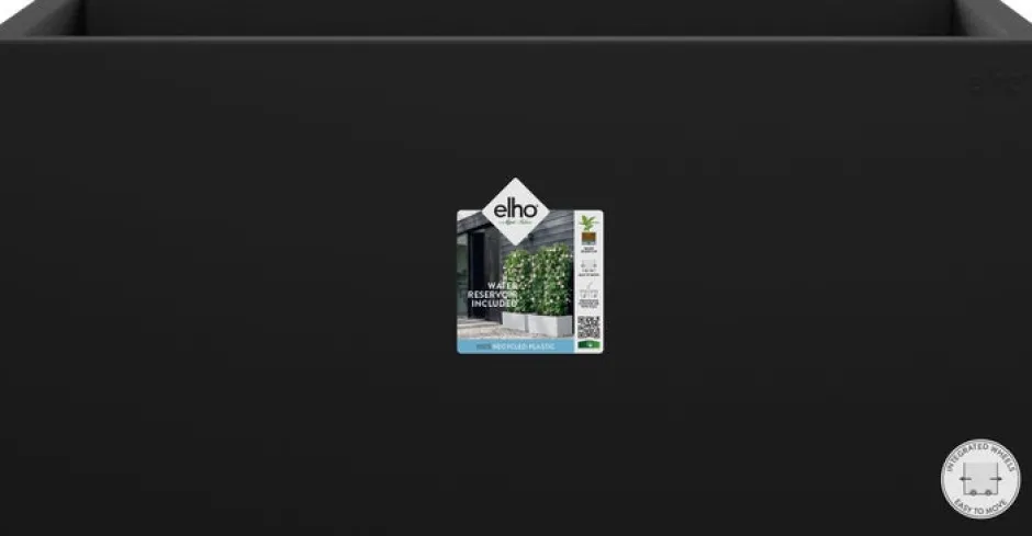 Intratuin Elho Pflanzkübel Vivo 39 x 78 x 37,5 cm schwarz| Pflanzkübel|Pflanzkübel & Blumenkübel