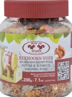 Intratuin Esschert Design Eichhörnchenfutter im Glas 200 g| Eichhörnchen- & Igelfutter
