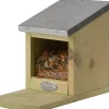 Intratuin Esschert Design Eichhörnchen Futterhaus naturell 12,2 x 23 x 17,5 cm| Futterhäuser & Nistkästen