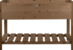 Intratuin Esschert Design Hochbeet braun 118,6 x 40,6 x 78 cm| Anzuchtkästen & Mini-Gewächshäuser