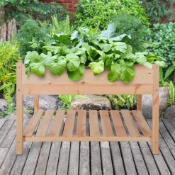 Intratuin Esschert Design Hochbeet natur 118,8 x 78,8 x 78 cm| Anzuchtkästen & Mini-Gewächshäuser