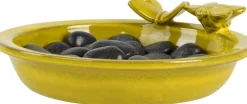 Intratuin Esschert Design Trinkschale für Bienen und Schmetterlinge gelb D 27 H 8 cm| Gartenvögel|Insektenhotels