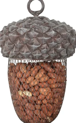Intratuin Esschert Design Vogelfutterspender braun D 14 H 22,2 cm| Gartenvögel|Vogelfutterhäuser