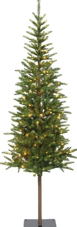 Intratuin Everlands Künstlicher Weihnachtsbaum Alpbach mit 220 warmweißen Lichtern D 75 H 210 cm| Künstliche Weihnachtsbäume