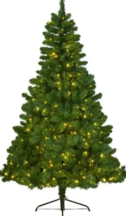 Intratuin Everlands künstlicher Weihnachtsbaum Imperial Pine 260 LEDs warm weiß D 117 H 180 cm| Künstliche Weihnachtsbäume