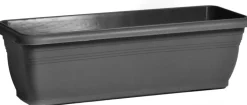 Intratuin Everydays by Balkonkasten Ed anthrazit 59 x 22 x 18 cm| Balkonkästen|Blumentöpfe & Pflanzgefäße