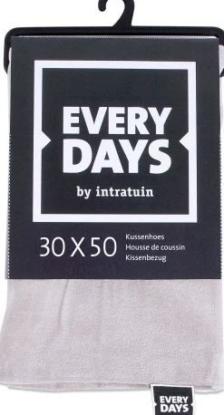 Intratuin Everydays by Kissenbezug Samt grau 30 x 50 cm| Kissen