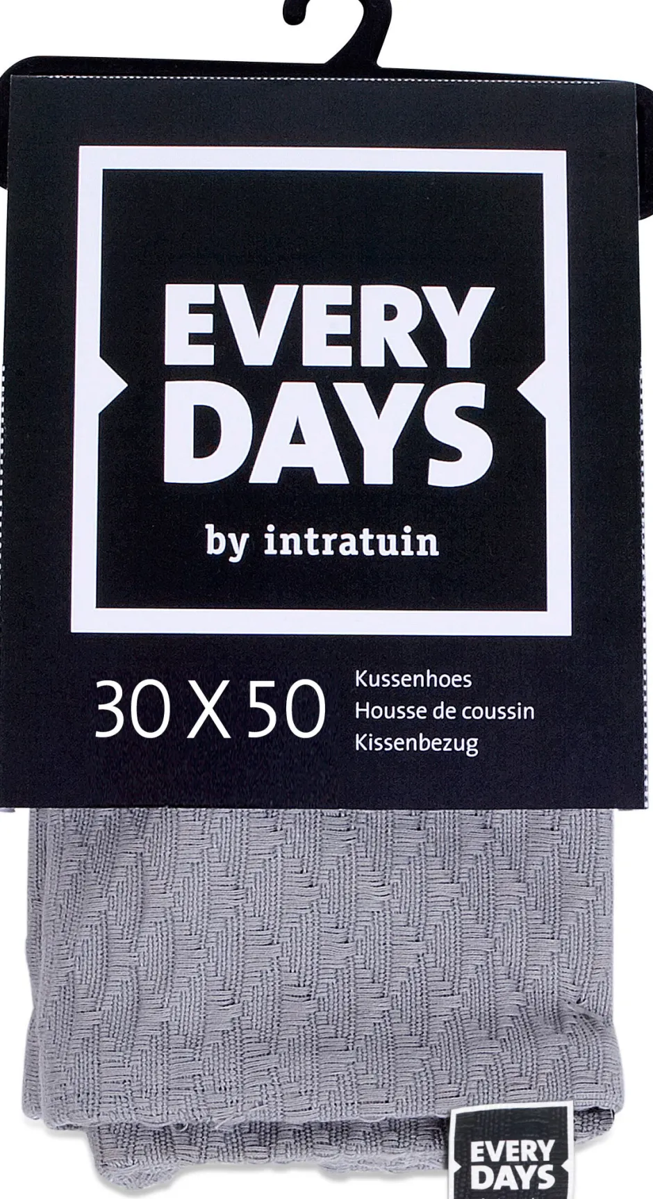Intratuin Everydays by Kissenbezug Dessin grau 30 x 50 cm| Kissen