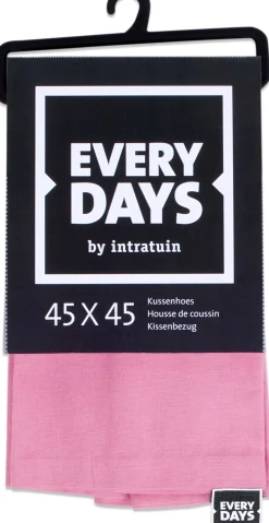 Intratuin Everydays by Kissenbezug Baumwolle rosa 45 x 45 cm| Kissen