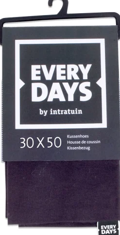 Intratuin Everydays by Kissenbezug Baumwolle anthrazit 30 x 50 cm| Kissen