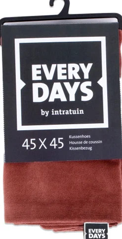 Intratuin Everydays by Kissenbezug Samt rosa 45 x 45 cm| Kissen