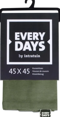 Intratuin Everydays by Kissenbezug Baumwolle hellgrün 45 x 45| Kissen