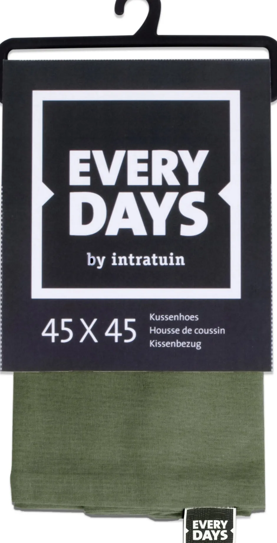 Intratuin Everydays by Kissenbezug Baumwolle hellgrün 45 x 45| Kissen