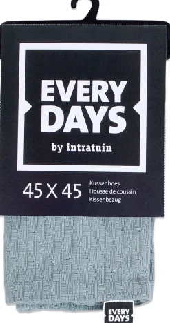 Intratuin Everydays by Kissenbezug Dessin grau 45 x 45 cm| Kissen