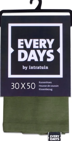 Intratuin Everydays by Kissenbezug Baumwolle hellgrün 30 x 50 cm| Kissen