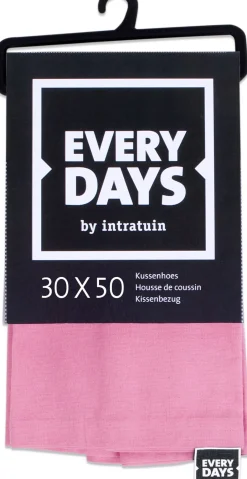 Intratuin Everydays by Kissenbezug Baumwolle rosa 30 x 50 cm| Kissen