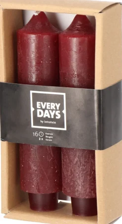 Intratuin Everydays by Stabkerzen Rustic braun 16 Std. 2 St.| Stabkerzen