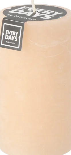 Intratuin Everydays by Stumpenkerze Rustic eierschale 75 Std. D 7 H 13 cm| Stumpenkerzen