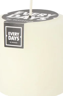 Intratuin Everydays by Stumpenkerze Rustic elfenbein 45 Std. D 7 H 8 cm| Stumpenkerzen