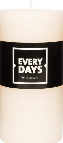 Intratuin Everydays by Stumpenkerze Rustic creme D 7 H 13 cm| Stumpenkerzen