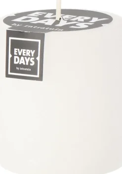 Intratuin Everydays by Stumpenkerze Rustic weiß 45 Std. D 7 H 8 cm| Stumpenkerzen
