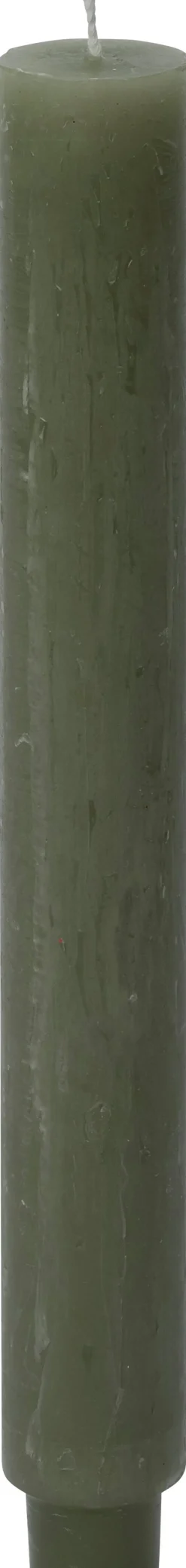 Intratuin Everydays by Stabkerze Rustic grün 10 Std. D 3 H 25 cm| Stabkerzen