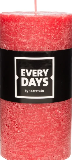Intratuin Everydays by Stumpenkerze Rustic rot D 7 H 13 cm| Stumpenkerzen