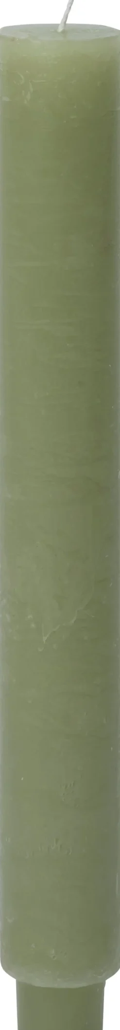 Intratuin Everydays by Stabkerze Rustic hellgrün 10 Std. D 3 H 25 cm| Stabkerzen