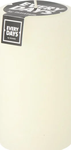 Intratuin Everydays by Stumpenkerze Rustic elfenbein 75 Std. D 7 H 13 cm| Stumpenkerzen