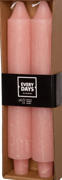 Intratuin Everydays by Stabkerzen Rustic altrosa 24 Std. 2 St.| Stabkerzen