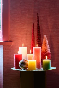 Intratuin Everydays by Stumpenkerze Rustic hellgrün 45 Std. D 7 H 8 cm| Stumpenkerzen