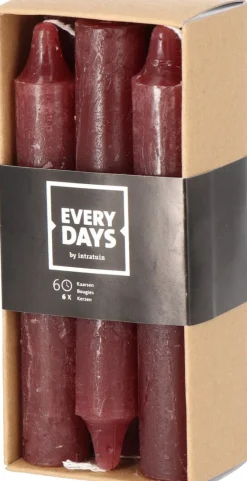 Intratuin Everydays by Stabkerzen Rustic braun 6 Std. 6 St.| Stabkerzen