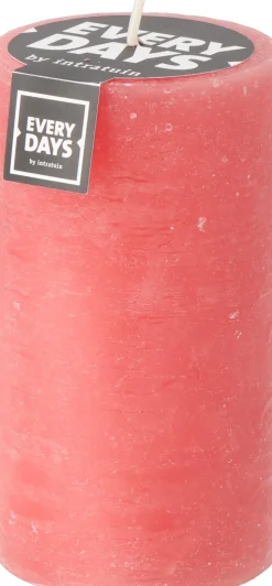 Intratuin Everydays by Stumpenkerze Rustic koralle 75 Std. D 7 H 13 cm| Stumpenkerzen