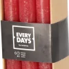 Intratuin Everydays by Stabkerzen Rustic rot 6 Std. 6 St.| Stabkerzen
