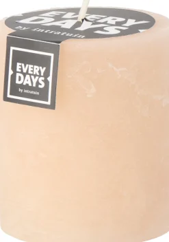 Intratuin Everydays by Stumpenkerze Rustic eierschale 45 Std. D 7 H 8 cm| Stumpenkerzen