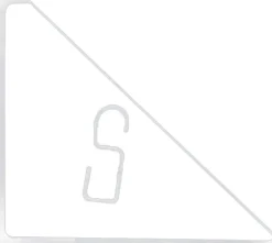 Intratuin Everydays by Wandhaken weiß 23,5 x 2,5 x 26 cm| Wandregale & Hakenleisten