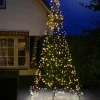 Intratuin Fairybell Fahnenmast-Beleuchtung H 400 cm mit 640 LEDs warmweiß| Led Weihnachtsbäume (Außen)