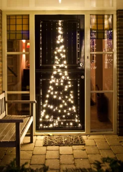 Intratuin Fairybell Weihnachtsbeleuchtung Tür H 210 cm mit 120 LEDs warmweiß| Led Weihnachtsbäume (Außen)