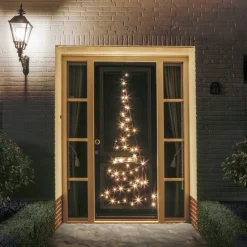 Intratuin Fairybell Weihnachtsbeleuchtung Tür H 210 cm mit 60 LEDs warmweiß| Led Weihnachtsbäume (Außen)