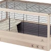 Intratuin Ferplast Kaninchenstall Arena 100 x 62,5 x 51 cm naturell / schwarz| Kaninchenställe & -Käfige