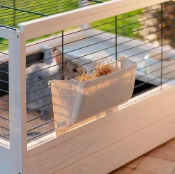 Intratuin Ferplast Kaninchenstall Arena 100 x 62,5 x 51 cm naturell / schwarz| Kaninchenställe & -Käfige