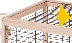 Intratuin Ferplast Kaninchenstall Arena 125 x 64,5 x 51 cm naturell| Kaninchenställe & -Käfige