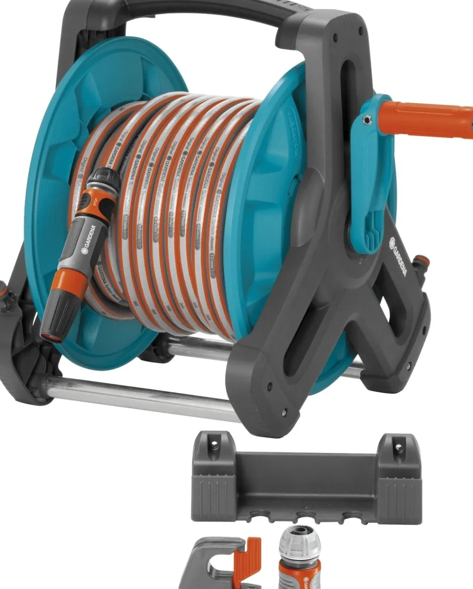 Intratuin Gardena Classic Wand-Schlauchtrommel 50 Komplett-Set| Gießen & Bewässerung|Gartenschläuche