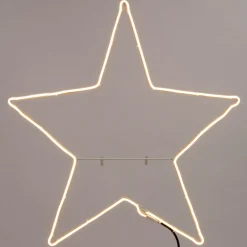 Intratuin Gartenstecker Stern D 80 cm mit 270 LEDs beleuchtet warmweiß| Weihnachtsfiguren (Außen)