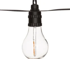 Intratuin Glühbirnenlichterkette innen/außen 5 m mit 10 Birnen warmweiß| Außenlichterketten