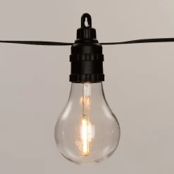 Intratuin Glühbirnenlichterkette innen/außen 5 m mit 10 Birnen warmweiß| Außenlichterketten