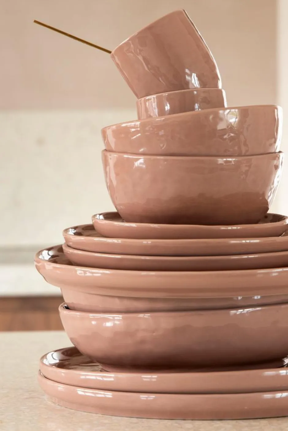 Intratuin Gusta Schale terracotta D 20,8 H 4 cm| Geschirr & Gläser