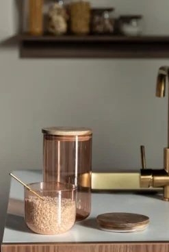 Intratuin Gusta Vorratsglas orange D 10 H 18 cm| Aufbewahrung & Mitnehmen